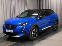 Begagnad Peugeot e-2008 GT 100 kW (136 HK) 2022 Blå SUV
