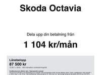 Begagnad Skoda Octavia 131 HK (96 kW) 2019 Gul Kombi