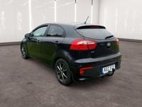 Begagnad Kia Rio 85 HK (62 kW) 2015 Svart Halvkombi