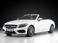 Begagnad Mercedes C200 AMG line 184 HK (135 kW) 2016 Vit Cab