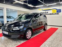 Begagnad VW Touran 105 HK (77 kW) 2012 Svart Minibuss