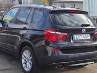 Begagnad BMW X3 184 HK (135 kW) 2012 Svart SUV