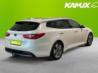 Begagnad Kia Optima Hybrid Sport 2018 Vit Sedan