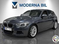 Begagnad BMW 120 M Sport 184 HK (135 kW) 2013 Grå Halvkombi