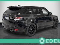 Begagnad Land Rover Range Rover Sport SVR 551 HK (405 kW) 2017 Svart SUV