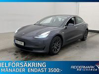 Begagnad Tesla Model 3 Long Range AWD 366 kW (498 HK) 2019 Grå Sedan
