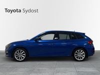 Begagnad Skoda Scala 2023 Blå Halvkombi