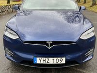 begagnad Tesla Model X 100D 6-Sits Drag Exportnettopris 1Äg.Sv-Såld