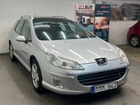 begagnad Peugeot 407 SW 2.2 Ny servad, Ny besiktad, Ny kamrem, pano, drag 2007, Kombi