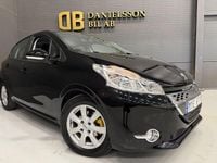 Begagnad Peugeot 208 68 HK (50 kW) 2012 Svart Halvkombi