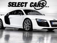 Begagnad Audi R8 Coupé Exclusive 525 HK (386 kW) 2010 Vit Sportkupé