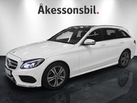 Begagnad Mercedes C220 AMG line 170 HK (125 kW) 2017 Vit Kombi