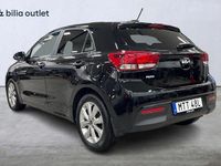 Begagnad Kia Rio Advance 101 HK (74 kW) 2022 Svart Halvkombi