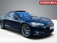 Begagnad Tesla Model S Performance 310 kW (422 HK) 2013 Blå Halvkombi