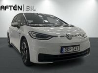 Begagnad VW ID.3 Pro Performance 150 kW (204 HK) 2020 Vit Halvkombi