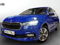 Begagnad Skoda Fabia Style 110 HK (80 kW) 2022 Energy blue Halvkombi