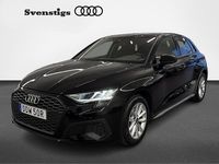Begagnad Audi A3 Sportback Proline 150 HK (110 kW) 2023 Svart Halvkombi