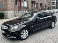 Begagnad Mercedes C220 174 HK (127 kW) 2012 Svart Sportkupé