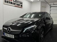 Begagnad Mercedes A180 AMG line 109 HK (80 kW) 2016 Svart Halvkombi