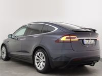 begagnad Tesla Model X Long Range AWD 6-Sits Full FSD Pano Drag Vhjul