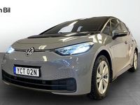 Begagnad VW ID.3 Pro Performance 150 kW (204 HK) 2020 Grå Halvkombi