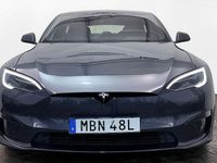 Begagnad Tesla Model S Plaid 759 kW (1033 HK) 2022 Grå Halvkombi