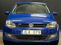 Begagnad VW Polo R-line 86 HK (63 kW) 2010 Blå Halvkombi