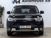 begagnad Mitsubishi Outlander P-HEV 2.0 Hybrid 4WD Drag Skinn Elstol