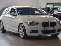 Begagnad BMW 116 M Sport 136 HK (100 kW) 2015 Vit Halvkombi