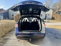 begagnad Tesla Model X 90D 6 Sits Dragkrok Sätesfläkt