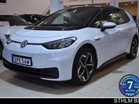 Begagnad VW ID.3 Pro 150 kW (204 HK) 2022 Vit Halvkombi