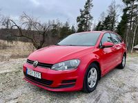 Begagnad VW Golf VII 105 HK (77 kW) 2014 Röd Kombi