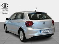 Begagnad VW Polo Comfortline 95 HK (69 kW) 2018 Silver Halvkombi