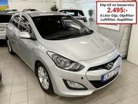 Begagnad Hyundai i30 Premium 110 HK (80 kW) 2013 Silver Halvkombi