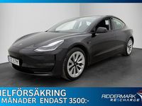 Begagnad Tesla Model 3 Long Range AWD 366 kW (498 HK) 2020 Svart Sedan