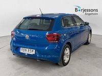 Begagnad VW Polo 95 HK (69 kW) 2019 Blå Halvkombi