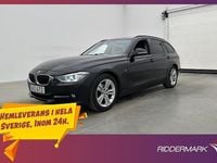 Begagnad BMW 318 Sport Line 143 HK (105 kW) 2014 Svart Kombi