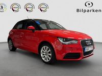 Begagnad Audi A1 Sportback Sport 86 HK (63 kW) 2014 Röd Halvkombi