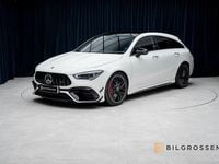Begagnad Mercedes CLA45 AMG Exclusive 422 HK (310 kW) 2021 Vit Kombi