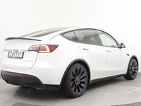 begagnad Tesla Model Y Performance AWD Uppgr. AP EAP Panorama V-hjul