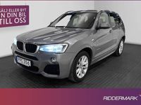 begagnad BMW X3 xDrive20d M Sport Navi Sensorer Dragkrok Nyserv 2016, SUV