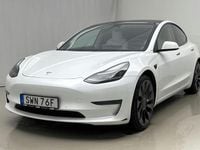 Begagnad Tesla Model 3 Performance 461 kW (627 HK) 2021 Vit Sedan
