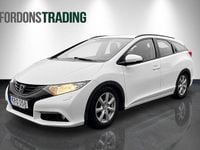 Begagnad Honda Civic Sport 120 HK (88 kW) 2014 Vit Kombi