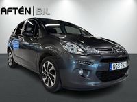 Begagnad Citroën C3 PureTech 82 HK (60 kW) 2016 Grå Halvkombi