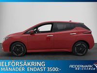 Begagnad Nissan Leaf 360º 160 kW (218 HK) 2023 Röd Halvkombi