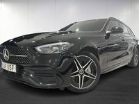 Begagnad Mercedes C300e AMG line 313 HK (230 kW) 2022 Svart Kombi