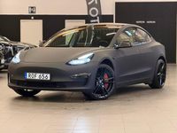 Begagnad Tesla Model 3 Long Range AWD 324 kW (441 HK) 2021 Grå Sedan