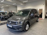 begagnad VW Caddy Maxi 2.0 TDI BlueMotion Fjärrstyrd Värmare Dragkrok 2020, Transportbil