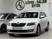 Begagnad Skoda Octavia Ambition 105 HK (77 kW) 2014 Vit Halvkombi