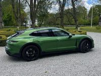 Begagnad Porsche Taycan Cross Turismo 360 kW (490 HK) 2021 Mambagrön